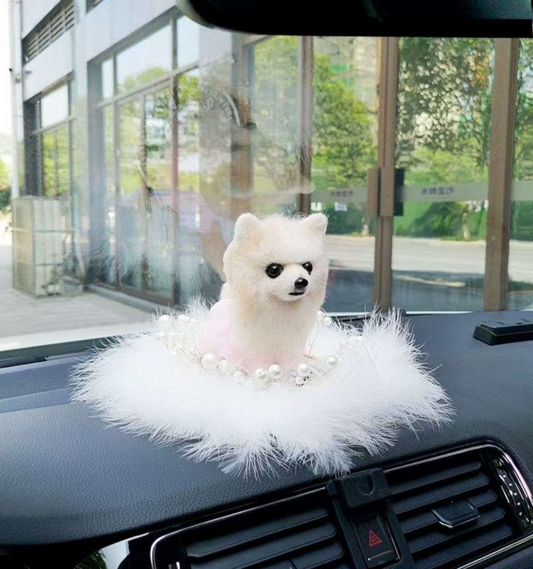 Pet wool felt vehicle decorative item