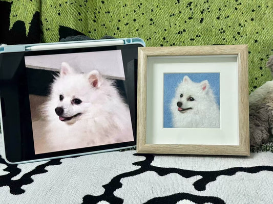 pet wool felt painting - 2D