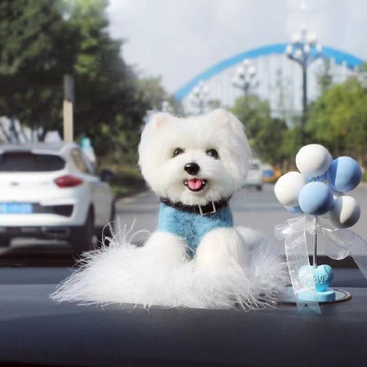 Pet wool felt vehicle decorative item
