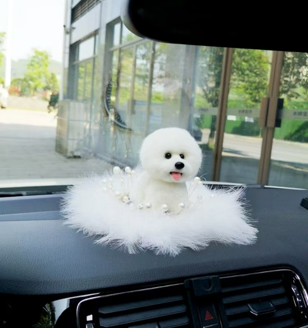Pet wool felt vehicle decorative item